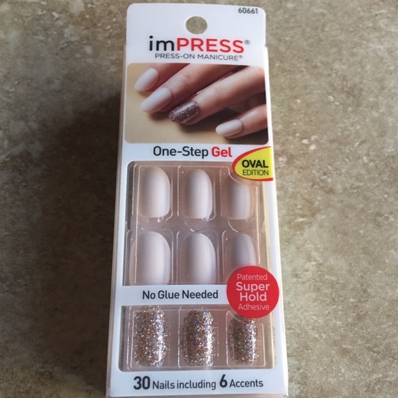 NEW imPRESS Matte Nude & Sparkling Glitter Nails - Picture 8 of 8